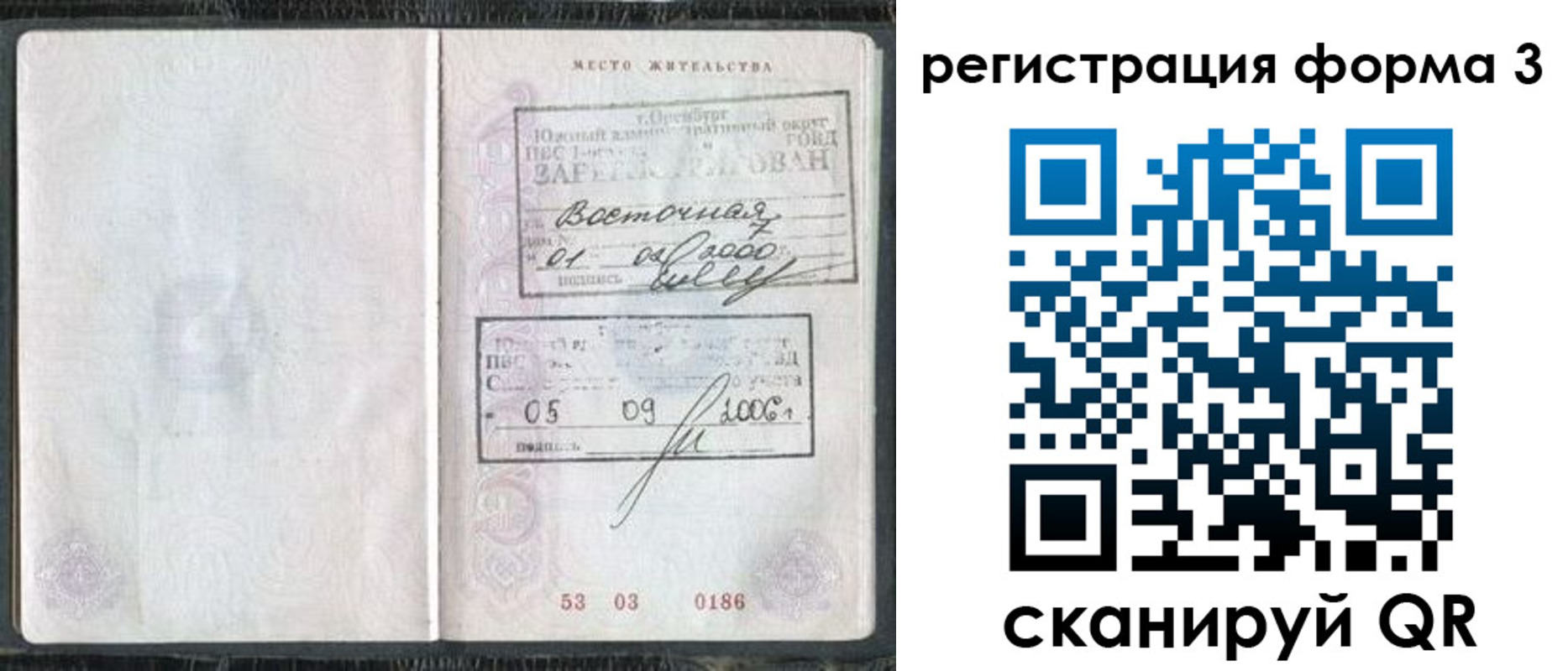 временная регистрация собственник в Емве